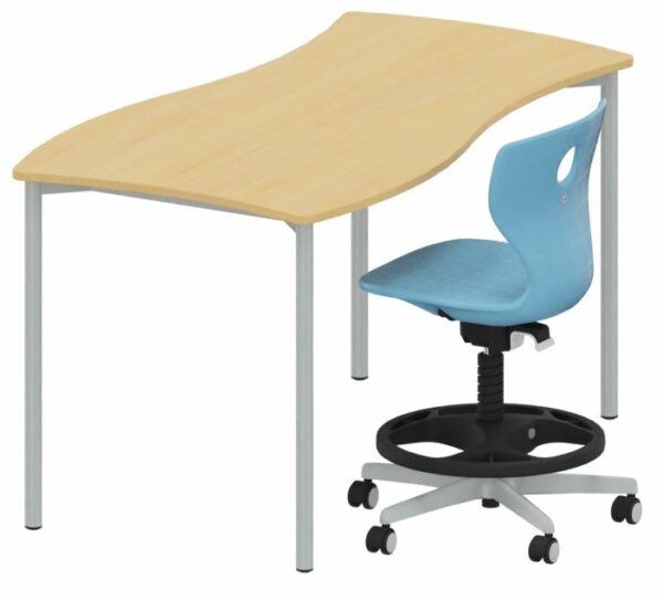 Mesa Shift+ Base de grupo con bastidor de 4 patas
