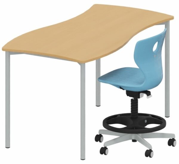 Mesa Shift+ Base de grupo con bastidor de 4 patas