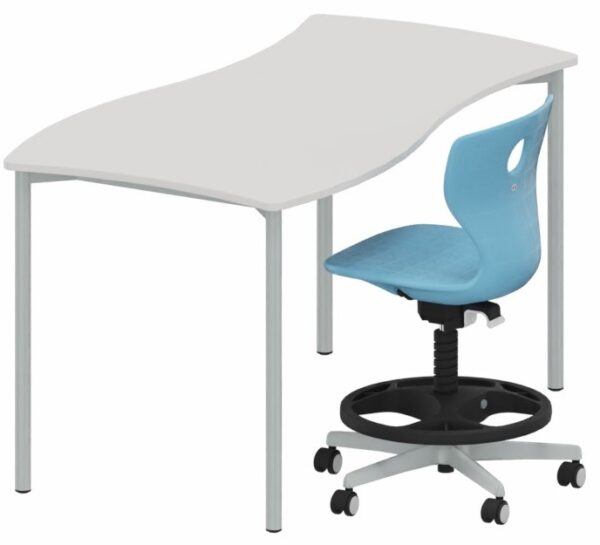 Mesa Shift+ Base de grupo con bastidor de 4 patas