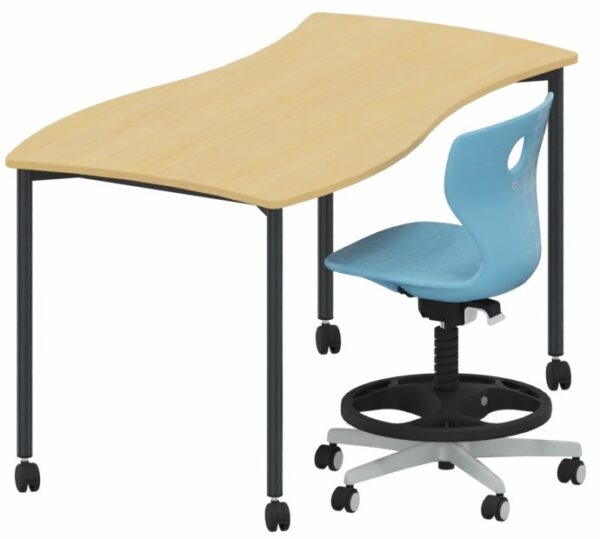 Mesa Shift+ Base de grupo con bastidor de 4 patas