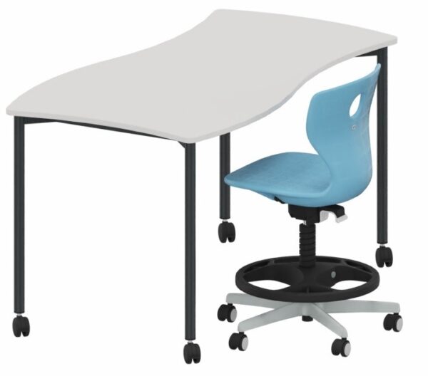 Mesa Shift+ Base de grupo con bastidor de 4 patas